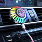 LED-bilbelysning med musikalisk rytm och logotyp (med doftspridare)