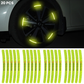 20 Pcs Protège-roues lumineux avec logo