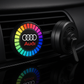 LED-bilbelysning med musikalisk rytm och logotyp (med doftspridare)